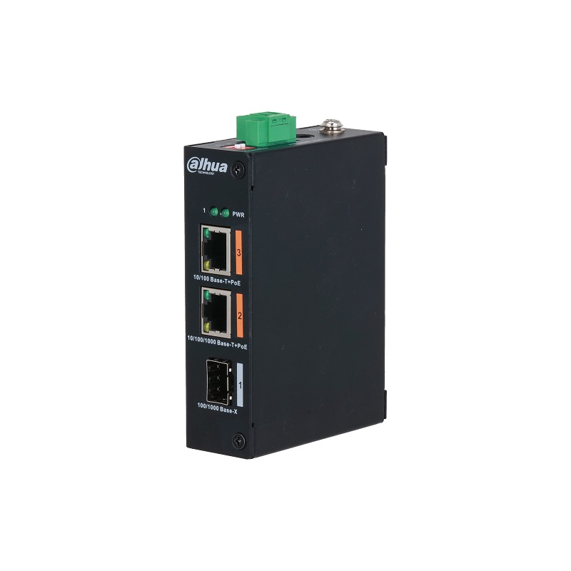 pfs3103-1gt1et-60-v2 Dahua PFS3103-1GT1ET-60-V2 2portový PoE switch – Obrázok 1