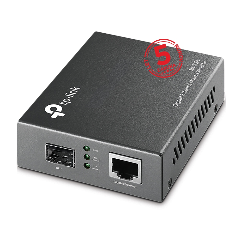 tl-mc220l_1 TP-Link TL-MC220L Gigabitový SFP média konvertor – Obrázok 1