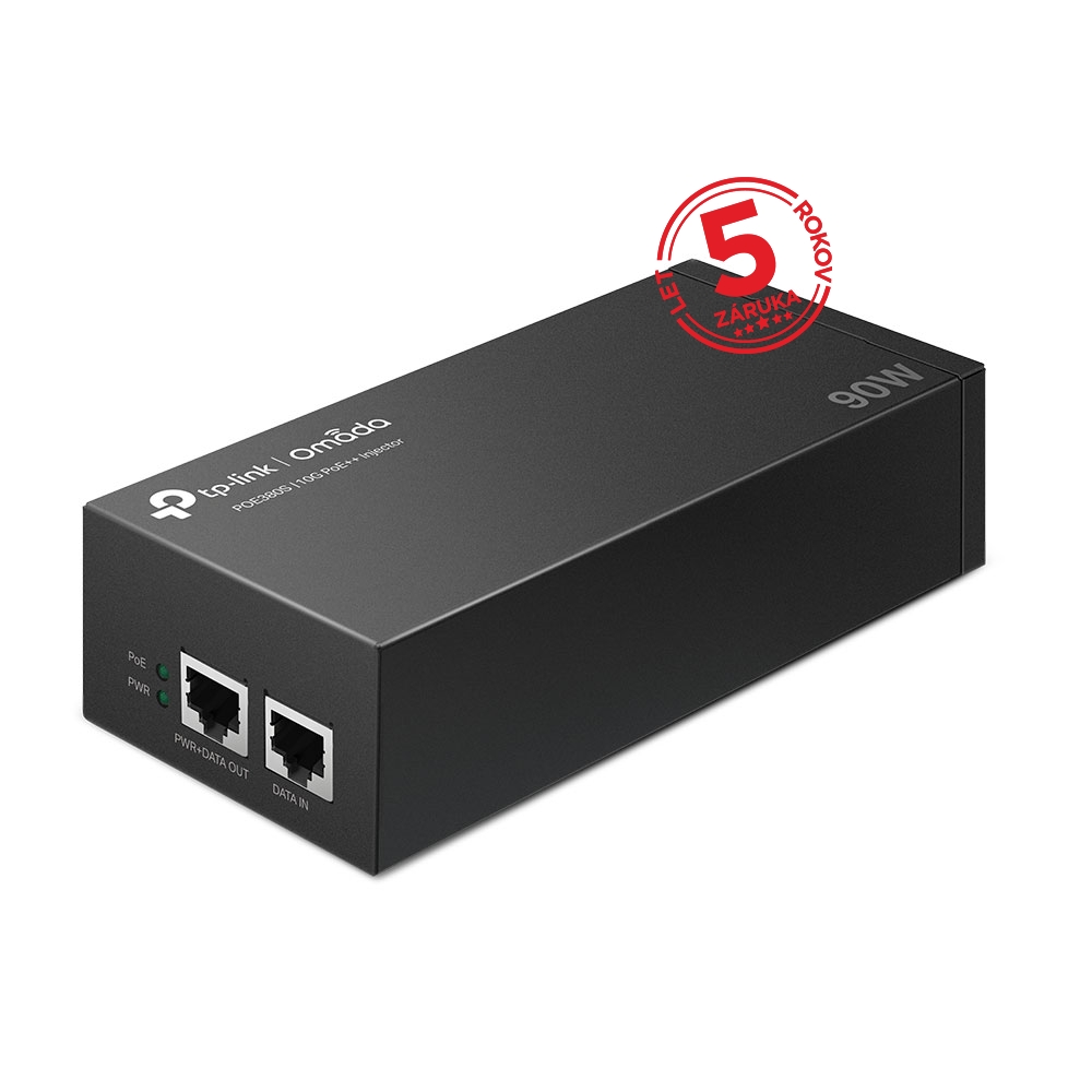 tl-poe380s_a_1 TP-Link TL-POE380S 10Gbit Omada PoE++ injektor – Obrázok 1