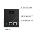 TP-Link TL-POE380S 10Gbit Omada PoE++ injektor – Obrázok 3