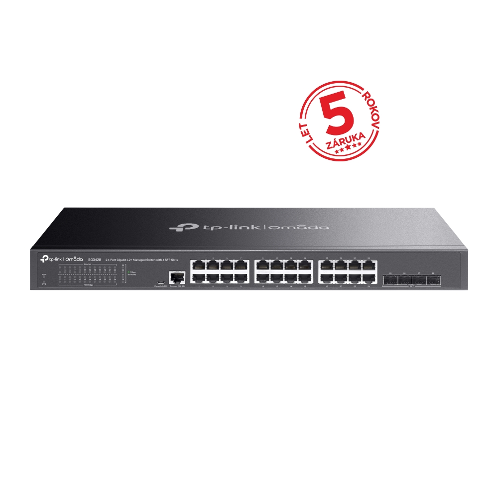 tl-sg3428_1 TP-Link TL-SG3428 25portový manažovatelný switch – Obrázok 1
