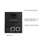 TP-Link TL-POE370S 10Gbit Omada PoE++ injektor – Obrázok 2