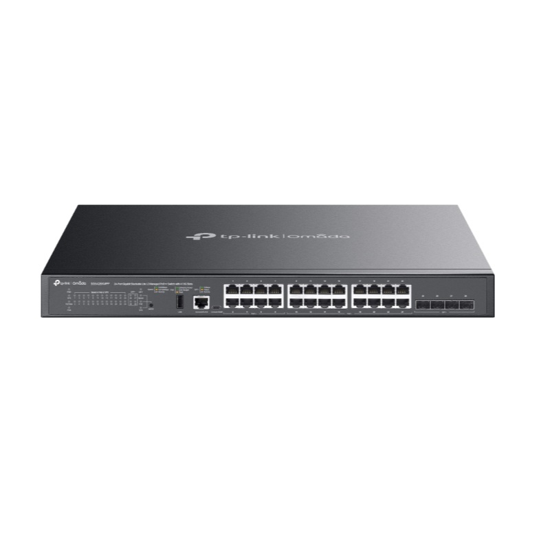 tl-sg5428xmpp TP-Link TL-SG5428XMPP Omada 28-portový L3 PoE++ switch – Obrázok 1