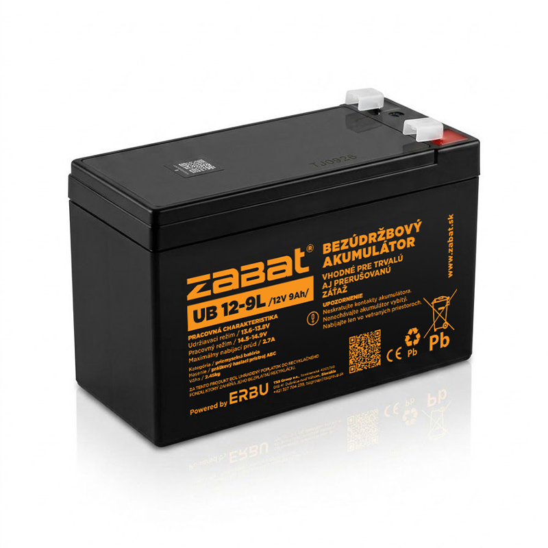 ub_12-9l Zabat UB 12-9L akumulátor – Obrázok 1